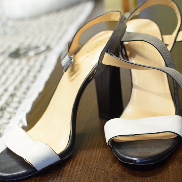 Strappy color block Cole Haan heels - Picture 1 of 5